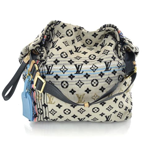 LOUIS VUITTON Monogram Cheche Bohemian Blue